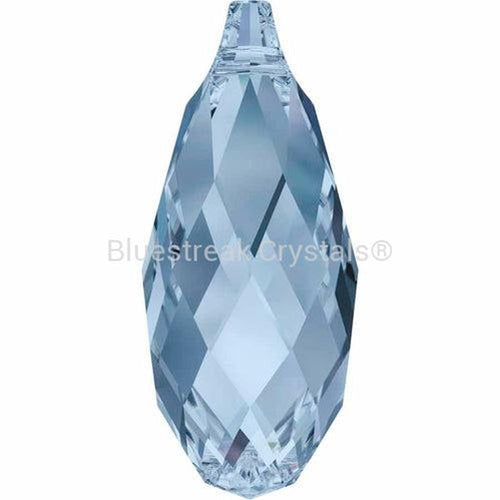 Swarovski Pendants Briolette (6010) Denim Blue-Swarovski Pendants-11mm - Pack of 1-Bluestreak Crystals