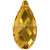 Swarovski Pendants Briolette (6010) Golden Topaz-Swarovski Pendants-11mm - Pack of 1-Bluestreak Crystals