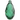 Serinity Pendants Briolette (6010) Majestic Green - Bluestreak Crystals