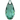 Swarovski Pendants Briolette (6010) Recreated Caribbean Green - Bluestreak Crystals