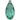 Swarovski Pendants Briolette (6010) Recreated Caribbean Green - Bluestreak Crystals