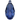 Swarovski Pendants Briolette (6010) Recreated Dark Sapphire - Bluestreak Crystals