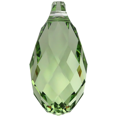 Swarovski Pendants Briolette (6010) Recreated Peridot - Bluestreak Crystals