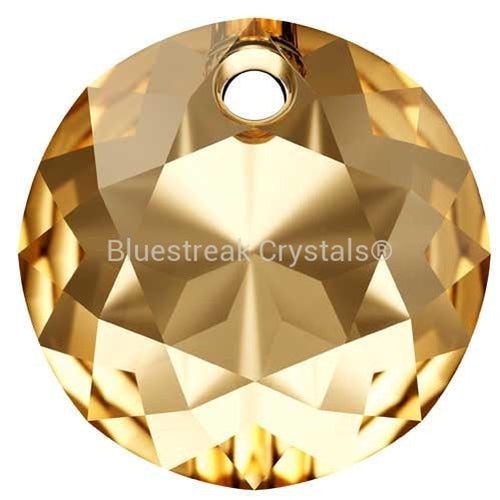 Swarovski Pendants Classic Cut (6430) Crystal Golden Shadow-Swarovski Pendants-8mm - Pack of 4-Bluestreak Crystals