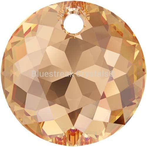 Swarovski Pendants Classic Cut (6430) Light Colorado Topaz-Swarovski Pendants-8mm - Pack of 4-Bluestreak Crystals