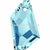 Swarovski Pendants De-Art (6670) Aquamarine-Swarovski Pendants-18mm - Pack of 1-Bluestreak Crystals