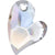 Swarovski Pendants Devoted 2 U Heart (6261) Crystal AB-Swarovski Pendants-17mm - Pack of 1-Bluestreak Crystals