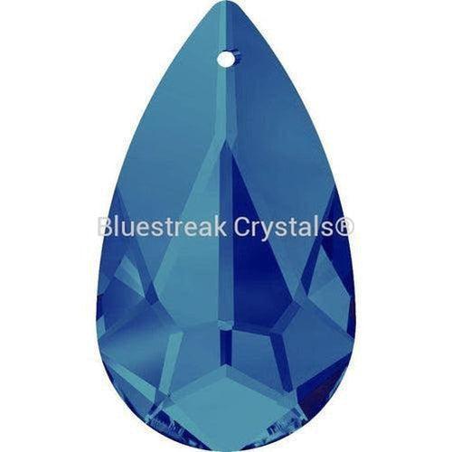 Swarovski Pendants Elegant (6100) Crystal Bermuda Blue-Swarovski Pendants-24mm - Pack of 1-Bluestreak Crystals