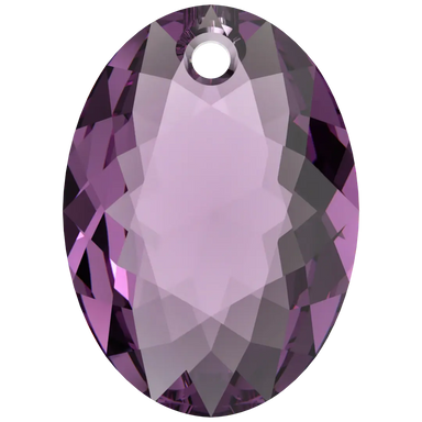 Swarovski Pendants Elliptic Cut (6438) Amethyst - Bluestreak Crystals