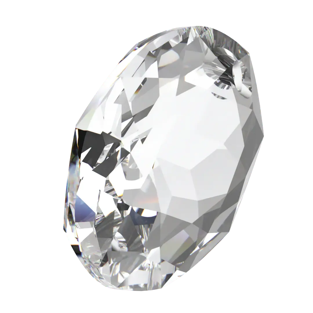 Swarovski Pendants Elliptic Cut (6438) Crystal - Bluestreak Crystals