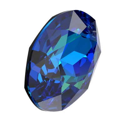 Swarovski Pendants Elliptic Cut (6438) Crystal Bermuda Blue P - Bluestreak Crystals