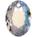 Swarovski Pendants Elliptic Cut (6438) Crystal Shimmer - Bluestreak Crystals