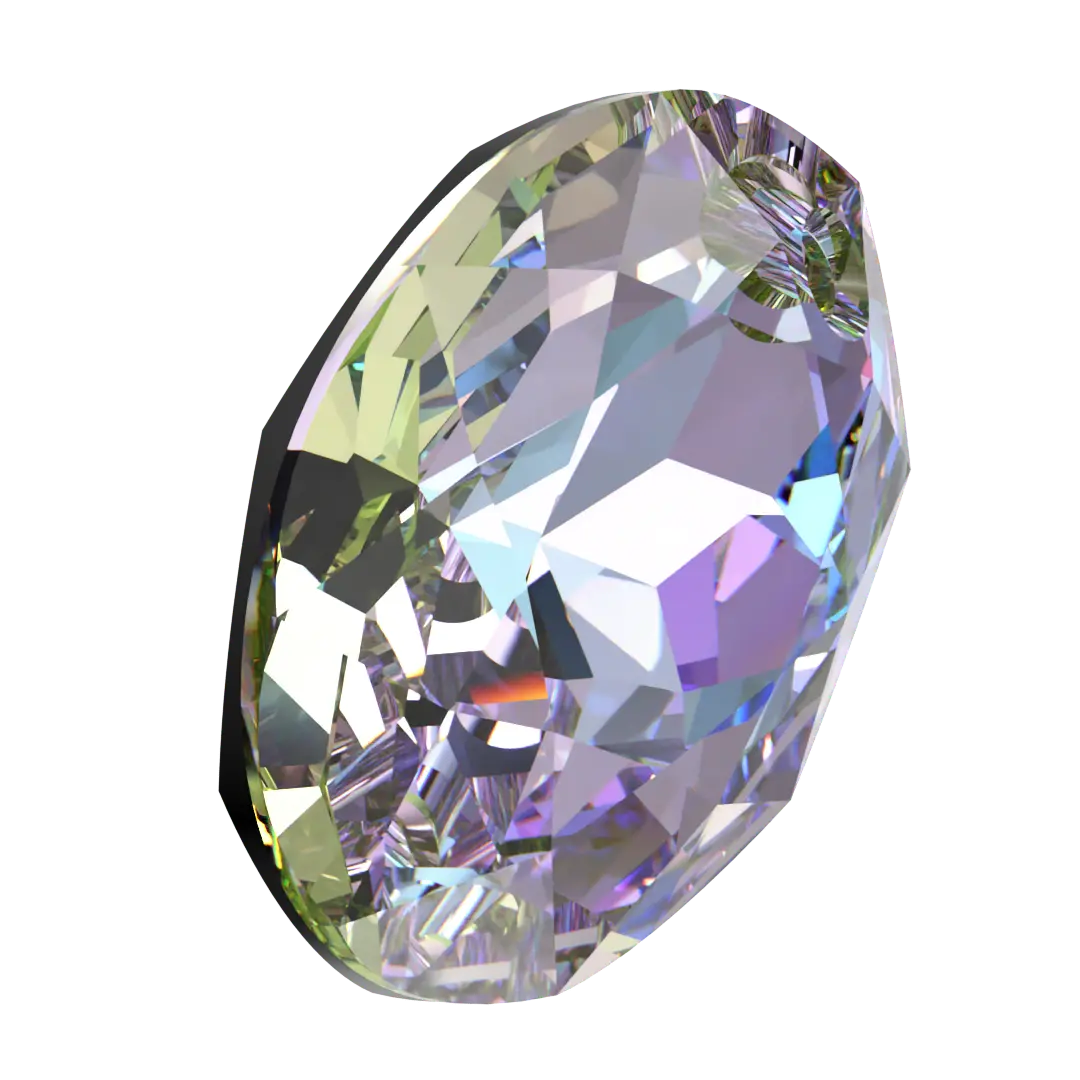 Swarovski Pendants Elliptic Cut (6438) Crystal Vitrail Light P - Bluestreak Crystals