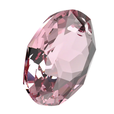 Swarovski Pendants Elliptic Cut (6438) Light Rose - Bluestreak Crystals