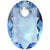 Swarovski Pendants Elliptic Cut (6438) Recreated Ice Blue-Swarovski Pendants-9mm - Pack of 4-Bluestreak Crystals
