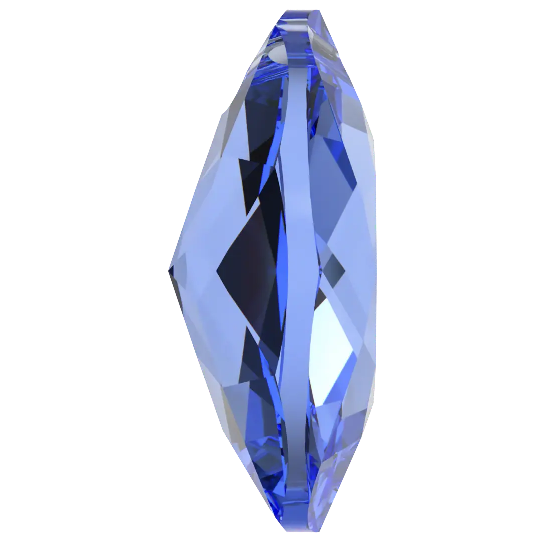 Swarovski Pendants Elliptic Cut (6438) Sapphire - Bluestreak Crystals