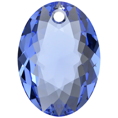 Swarovski Pendants Elliptic Cut (6438) Sapphire - Bluestreak Crystals
