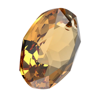Swarovski Pendants Elliptic Cut (6438) Topaz - Bluestreak Crystals