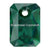 Swarovski Pendants Emerald Cut (6435) Emerald-Swarovski Pendants-9mm - Pack of 4-Bluestreak Crystals