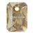 Swarovski Pendants Emerald Cut (6435) Light Colorado Topaz-Swarovski Pendants-9mm - Pack of 4-Bluestreak Crystals