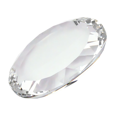 Swarovski Pendants Flat Disc (6049) Crystal - Bluestreak Crystals