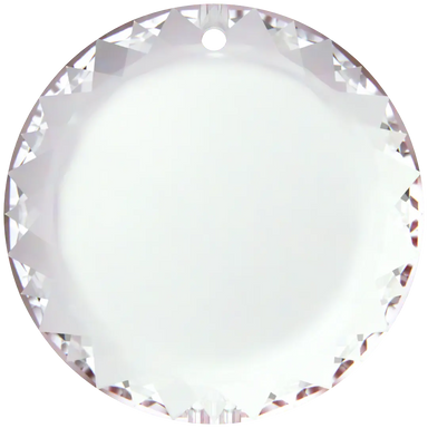 Swarovski Pendants Flat Disc (6049) Crystal - Bluestreak Crystals