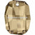 Swarovski Pendants Graphic (6685) Crystal Golden Shadow-Swarovski Pendants-19mm - Pack of 1-Bluestreak Crystals