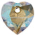 Swarovski Pendants Heart Cut (6432) Light Colorado Topaz Shimmer-Swarovski Pendants-8mm - Pack of 4-Bluestreak Crystals