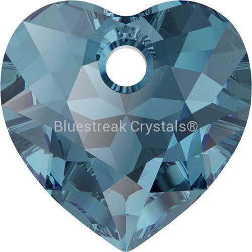 Swarovski Pendants Heart Cut (6432) Montana-Swarovski Pendants-8mm - Pack of 4-Bluestreak Crystals