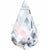 Swarovski Pendants Helix (6020) Crystal AB-Swarovski Pendants-18mm - Pack of 1-Bluestreak Crystals