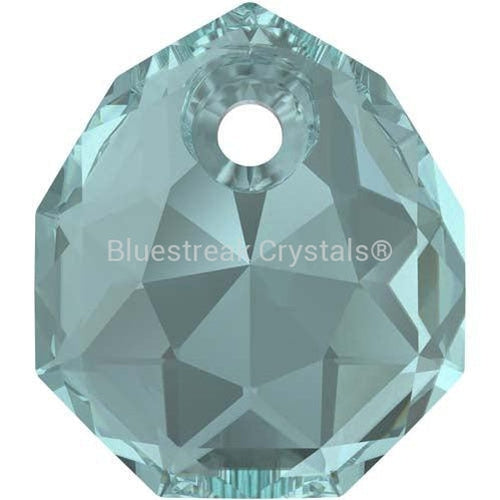 Swarovski Pendants Majestic (6436) Blue Zircon-Swarovski Pendants-9mm - Pack of 2-Bluestreak Crystals