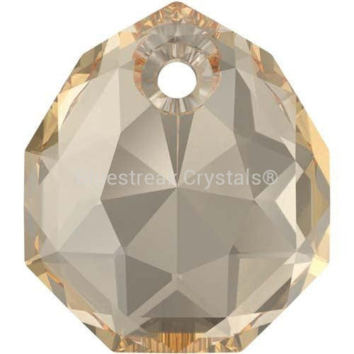 Swarovski Pendants Majestic (6436) Crystal Golden Shadow-Swarovski Pendants-11.5mm - Pack of 1-Bluestreak Crystals
