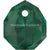 Swarovski Pendants Majestic (6436) Emerald-Swarovski Pendants-9mm - Pack of 2-Bluestreak Crystals