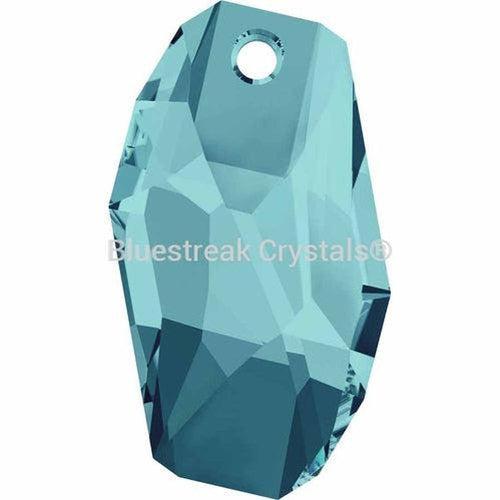 Swarovski Pendants Meteor (6673) Light Turquoise-Swarovski Pendants-18mm - Pack of 1-Bluestreak Crystals