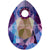 Swarovski Pendants Pear Cut (6433) Amethyst Shimmer-Swarovski Pendants-9mm - Pack of 4-Bluestreak Crystals