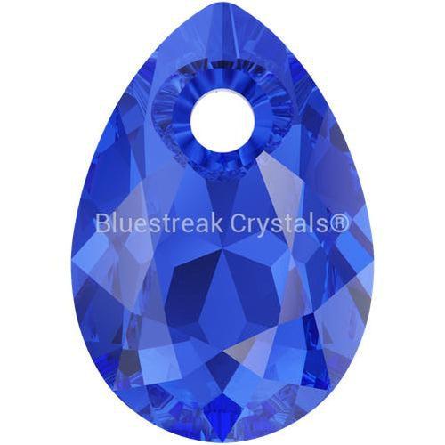 Swarovski Pendants Pear Cut (6433) Majestic Blue-Swarovski Pendants-9mm - Pack of 4-Bluestreak Crystals