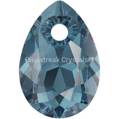 Swarovski Pendants Pear Cut (6433) Montana-Swarovski Pendants-9mm - Pack of 4-Bluestreak Crystals