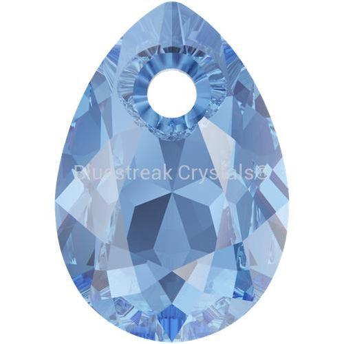 Swarovski Pendants Pear Cut (6433) Sapphire-Swarovski Pendants-9mm - Pack of 4-Bluestreak Crystals