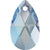 Swarovski Pendants Peardrop (6106) Aquamarine Shimmer-Swarovski Pendants-16mm - Pack of 2-Bluestreak Crystals