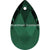 Swarovski Pendants Peardrop (6106) Emerald-Swarovski Pendants-16mm - Pack of 2-Bluestreak Crystals