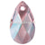 Swarovski Pendants Peardrop (6106) Light Rose Shimmer-Swarovski Pendants-16mm - Pack of 2-Bluestreak Crystals