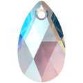 Swarovski Pendants Peardrop (6106) Light Sapphire Shimmer - Bluestreak Crystals