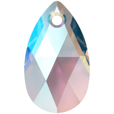 Swarovski Pendants Peardrop (6106) Light Sapphire Shimmer - Bluestreak Crystals