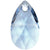 Swarovski Pendants Peardrop (6106) Recreated Ice Blue-Swarovski Pendants-16mm - Pack of 2-Bluestreak Crystals