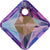Swarovski Pendants Princess Cut (6431) Amethyst Shimmer-Swarovski Pendants-9mm - Pack of 2-Bluestreak Crystals