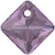 Swarovski Pendants Princess Cut (6431) Amethyst-Swarovski Pendants-9mm - Pack of 2-Bluestreak Crystals