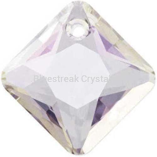 Swarovski Pendants Princess Cut (6431) Crystal AB-Swarovski Pendants-9mm - Pack of 2-Bluestreak Crystals
