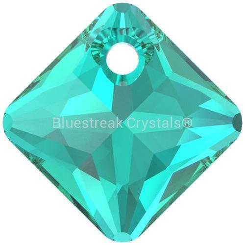 Swarovski Pendants Princess Cut (6431) Emerald-Swarovski Pendants-9mm - Pack of 2-Bluestreak Crystals