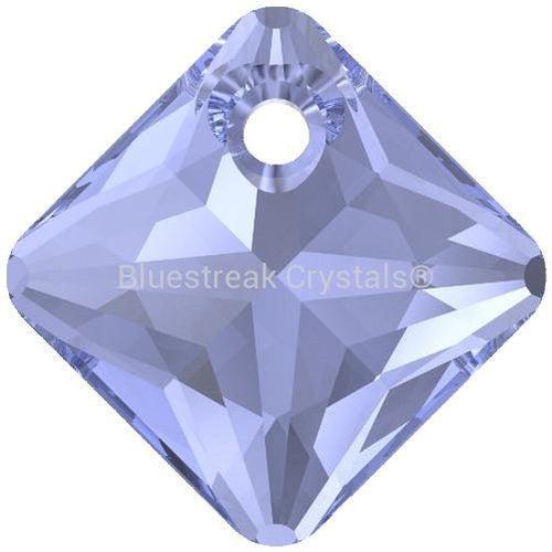 Swarovski Pendants Princess Cut (6431) Sapphire-Swarovski Pendants-9mm - Pack of 2-Bluestreak Crystals