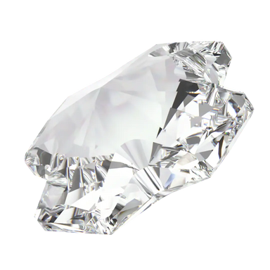 Swarovski Pendants Square Cross (6866) Crystal - Bluestreak Crystals